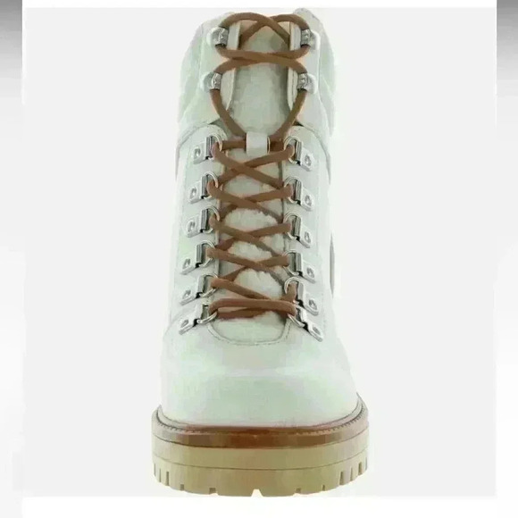 MARC FISHER-MALLIE LACE-UP ROUND TOE ANKLE BOOTS - Picture 4 of 10